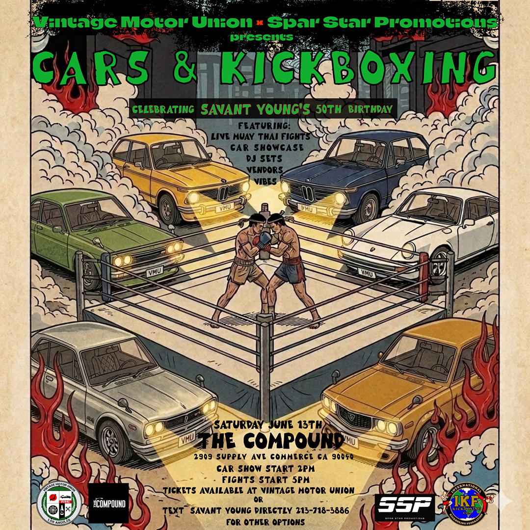 CARS & KICKBOXING a  50th Birthday Clebration For Savant Young
